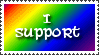 I support gay dragons stamp